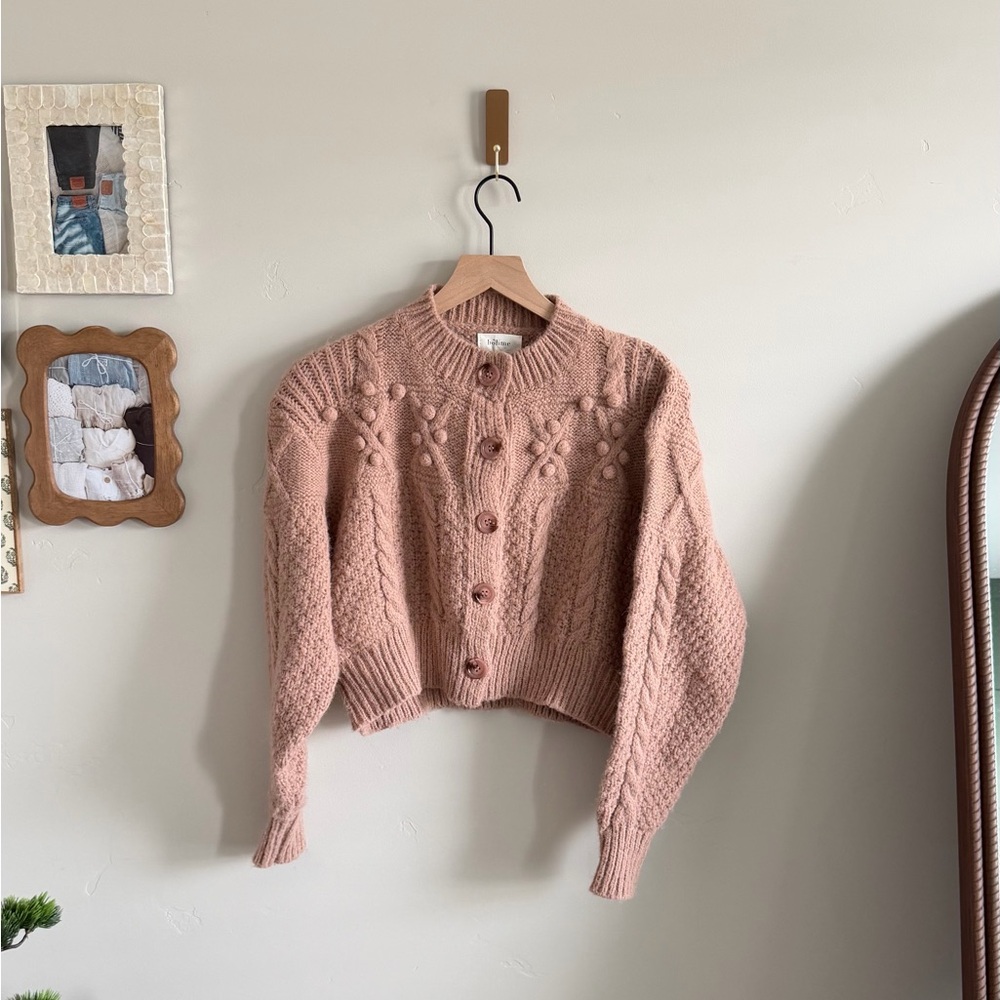 Bohme Cropped Knit Cardigan - Picture 2 of 4
